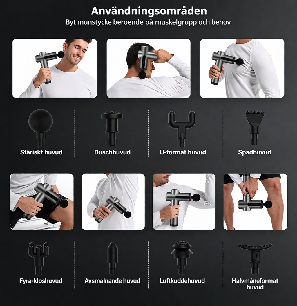 Recovery Massage Gun™ – Kraftfull massagepistol för muskelavslappning